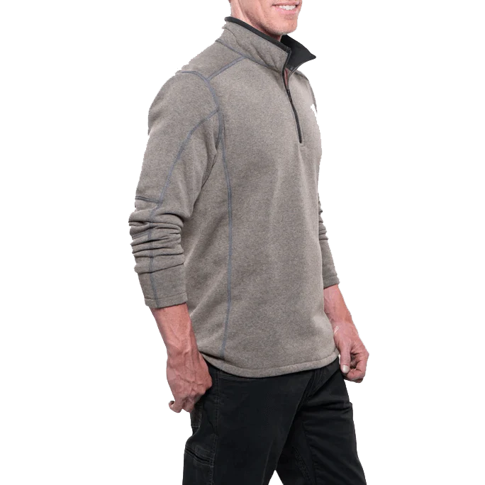 REVEL 1/4 ZIP - OATMEAL - Image 3