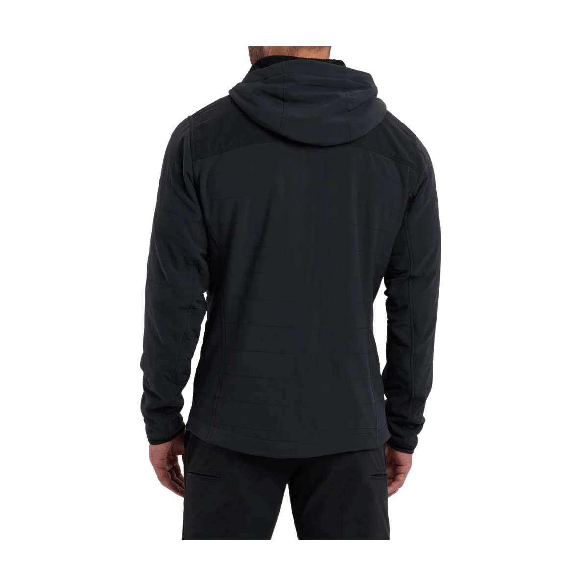 KUHL MEN'S AERO FLEECE HOODY - BLACKOUT - Image 2