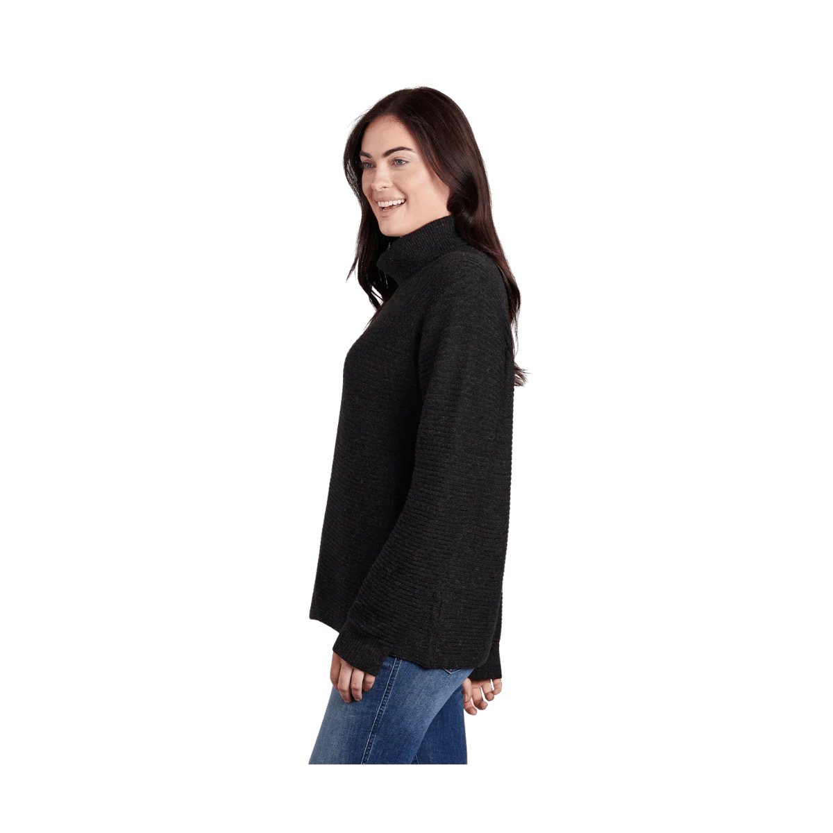 KUHL WOMEN'S SOLACE SWEATER - BLACK - Image 3