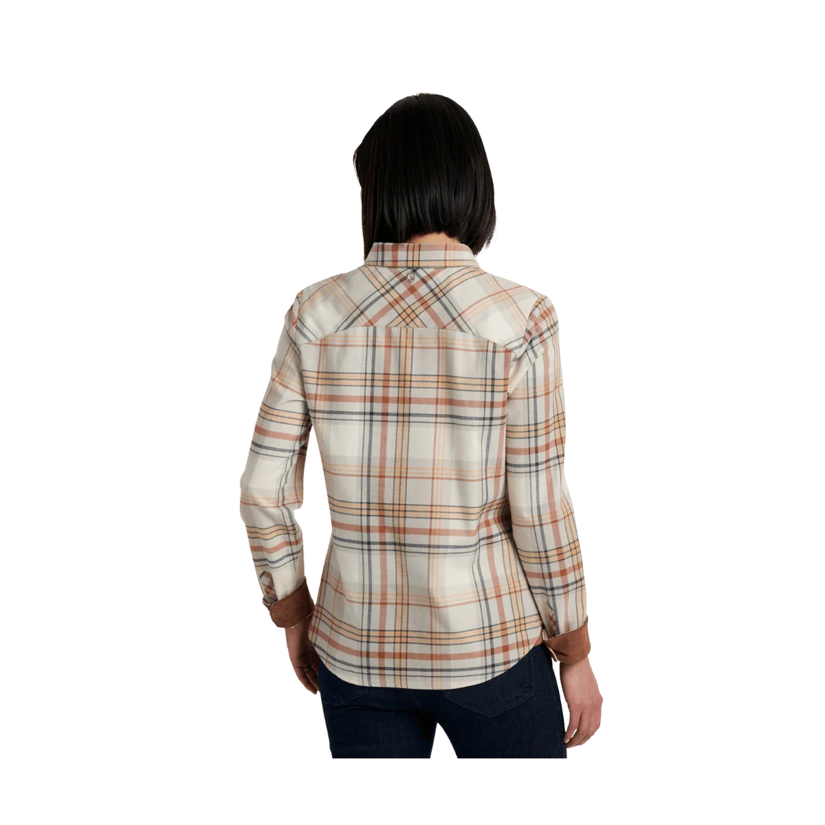 KUHL WOMEN'S TESS FLANNEL LONG SLEEVE - DOVE - Image 2