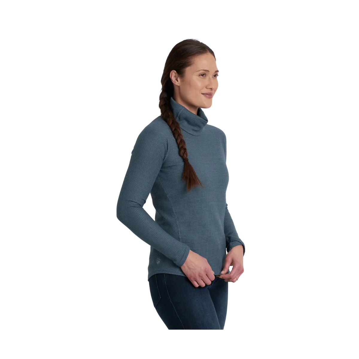 KUHL WOMEN'S PETRA TURTLENECK - MINERAL BLUE - Image 3