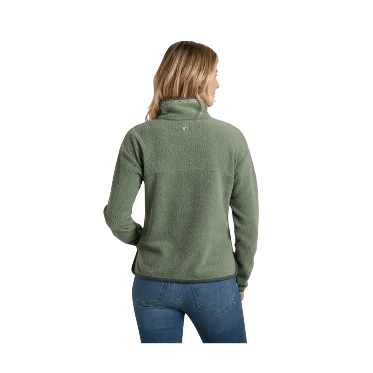 KUHL WOMEN'S HYGGE FLEECE 1/2 ZIP - SOFT PINE - Image 2
