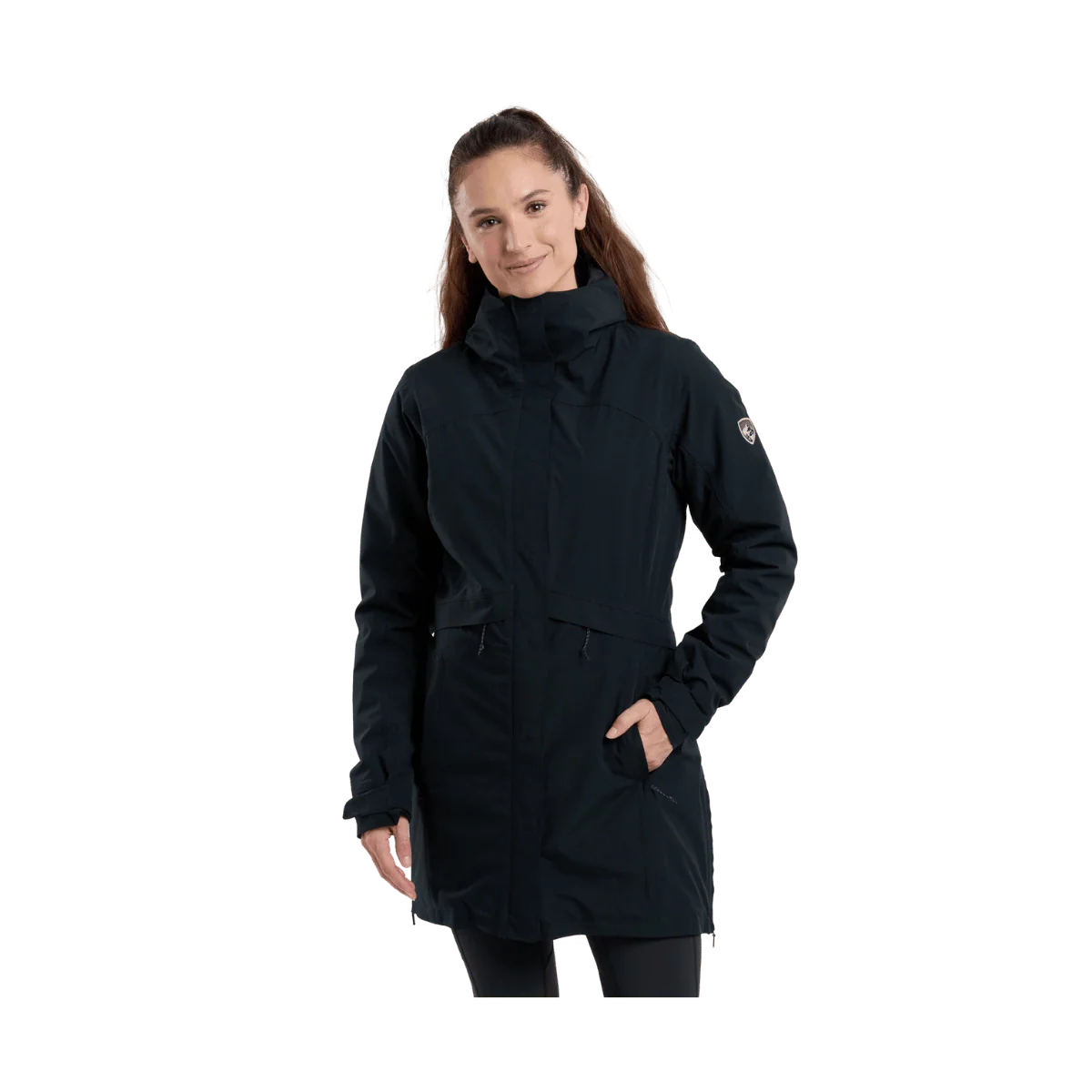 KUHL WOMEN'S STRETCH VOYAGR INSULATED COAT - BLACKOUT