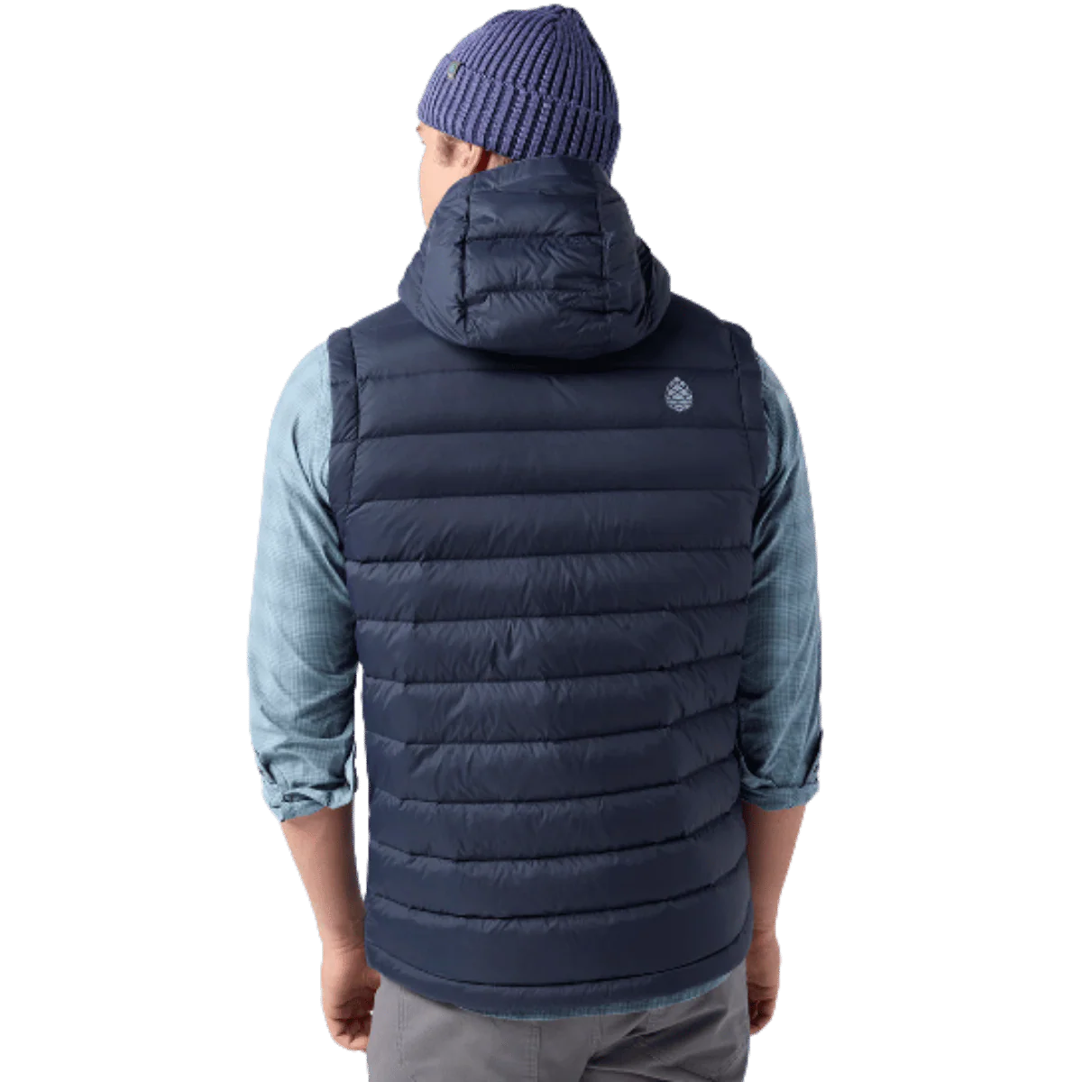 STIO HOMETOWN DOWN HOODED VEST - MOUNTAIN SHADOW - Image 2