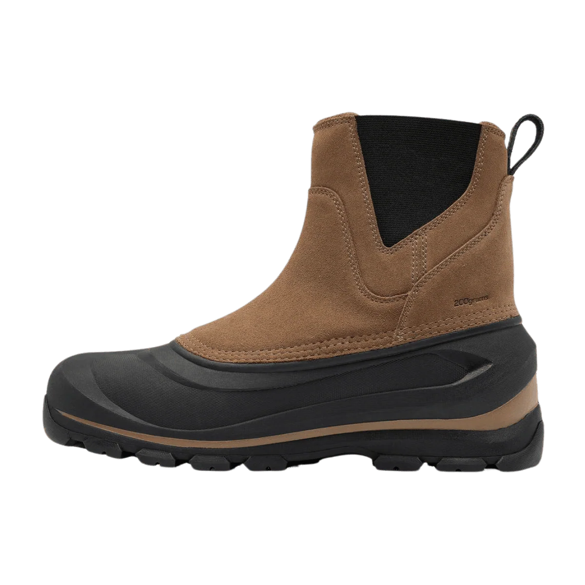 SOREL MEN'S BUXTON PULL ON WATERPROOF BOOT - DELTA/BLACK - Image 2