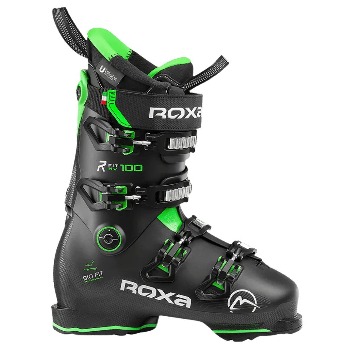 ROXA R/FIT 100 GW SKI BOOTS - BLACK/LIME
