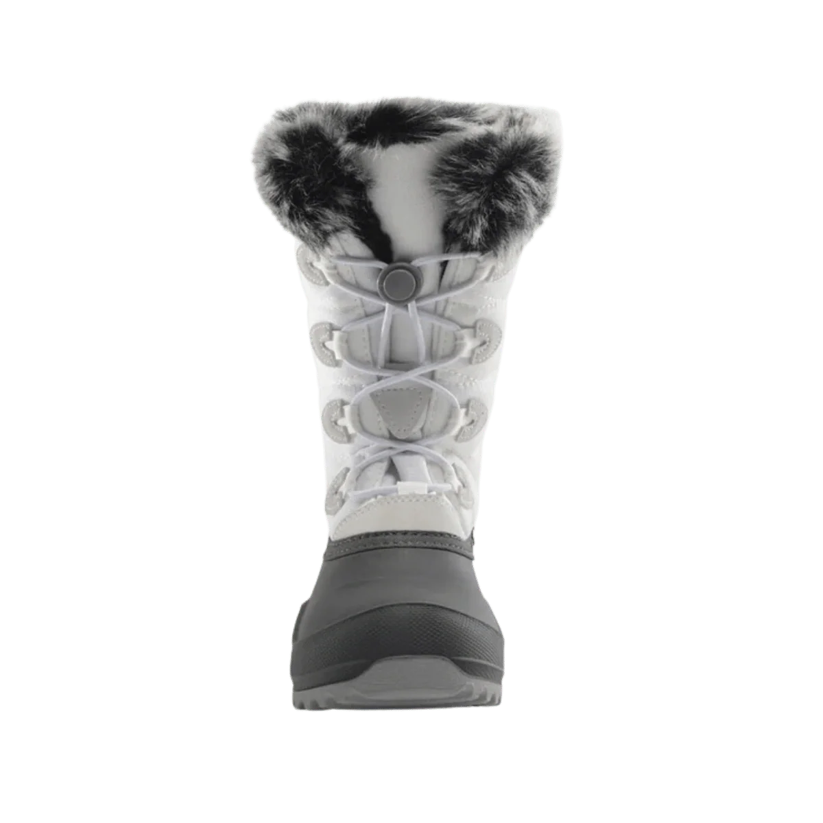 KAMIK SNOWANGEL -40°C CANADIAN YOUTHS' INSULATED BOOTS - WHITE/BLACK - Image 3