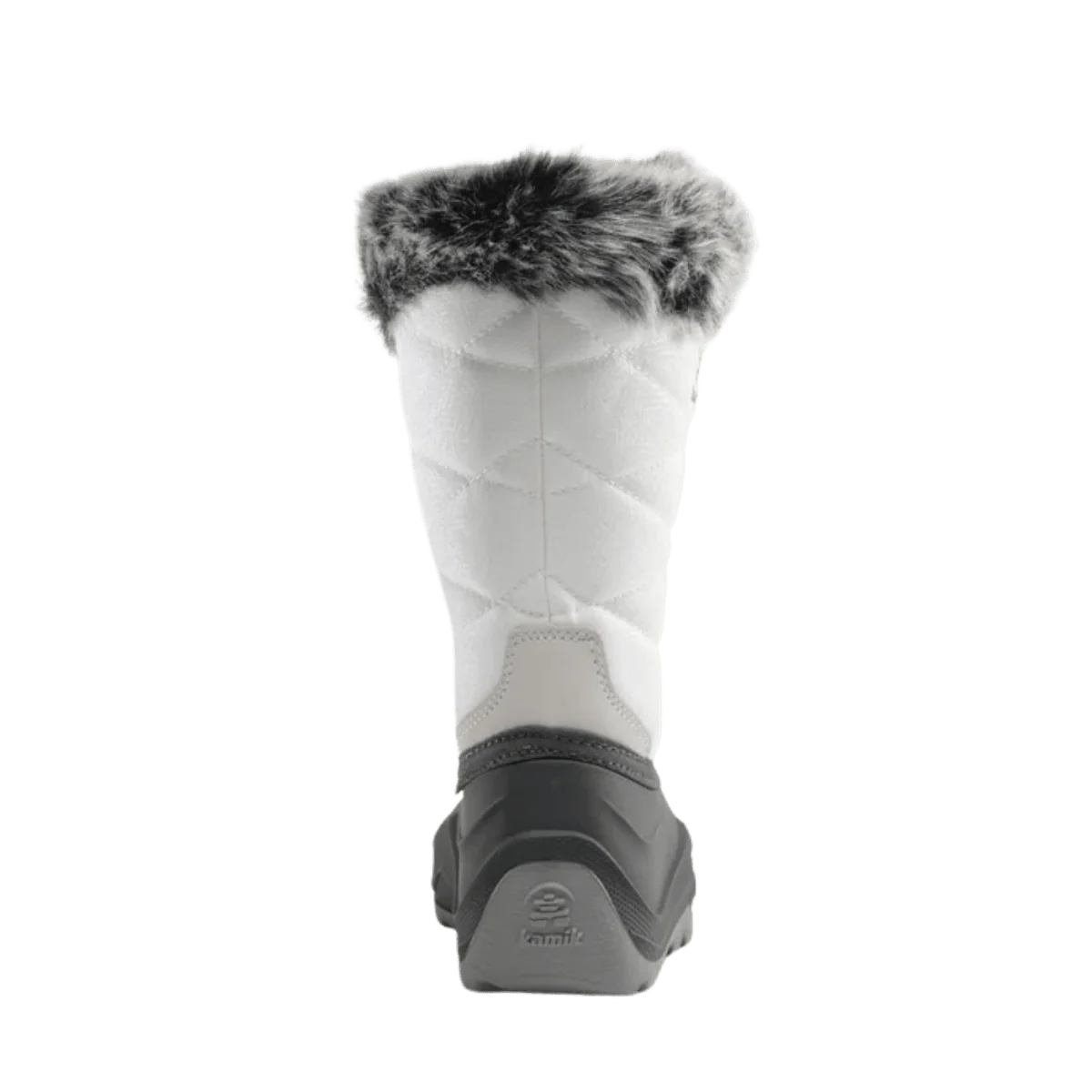 KAMIK SNOWANGEL -40°C CANADIAN YOUTHS' INSULATED BOOTS - WHITE/BLACK - Image 4