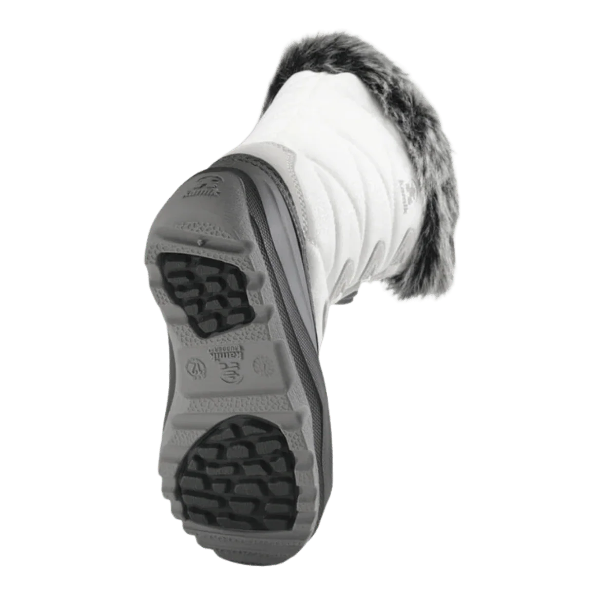 KAMIK SNOWANGEL -40°C CANADIAN YOUTHS' INSULATED BOOTS - WHITE/BLACK - Image 6