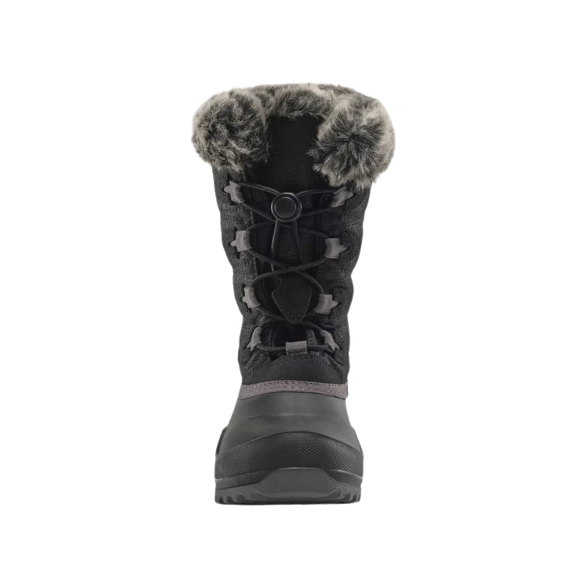 KAMIK SNOWANGEL -40°C CANADIAN CRAFTED KIDS INSULATED BOOTS - BLACK - Image 2