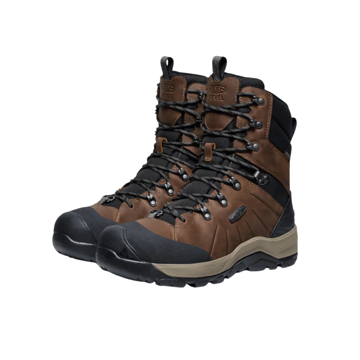 KEEN MEN'S REVEL IV HIGH POLAR WATERPROOF BOOT - CANTEEN/BLACK