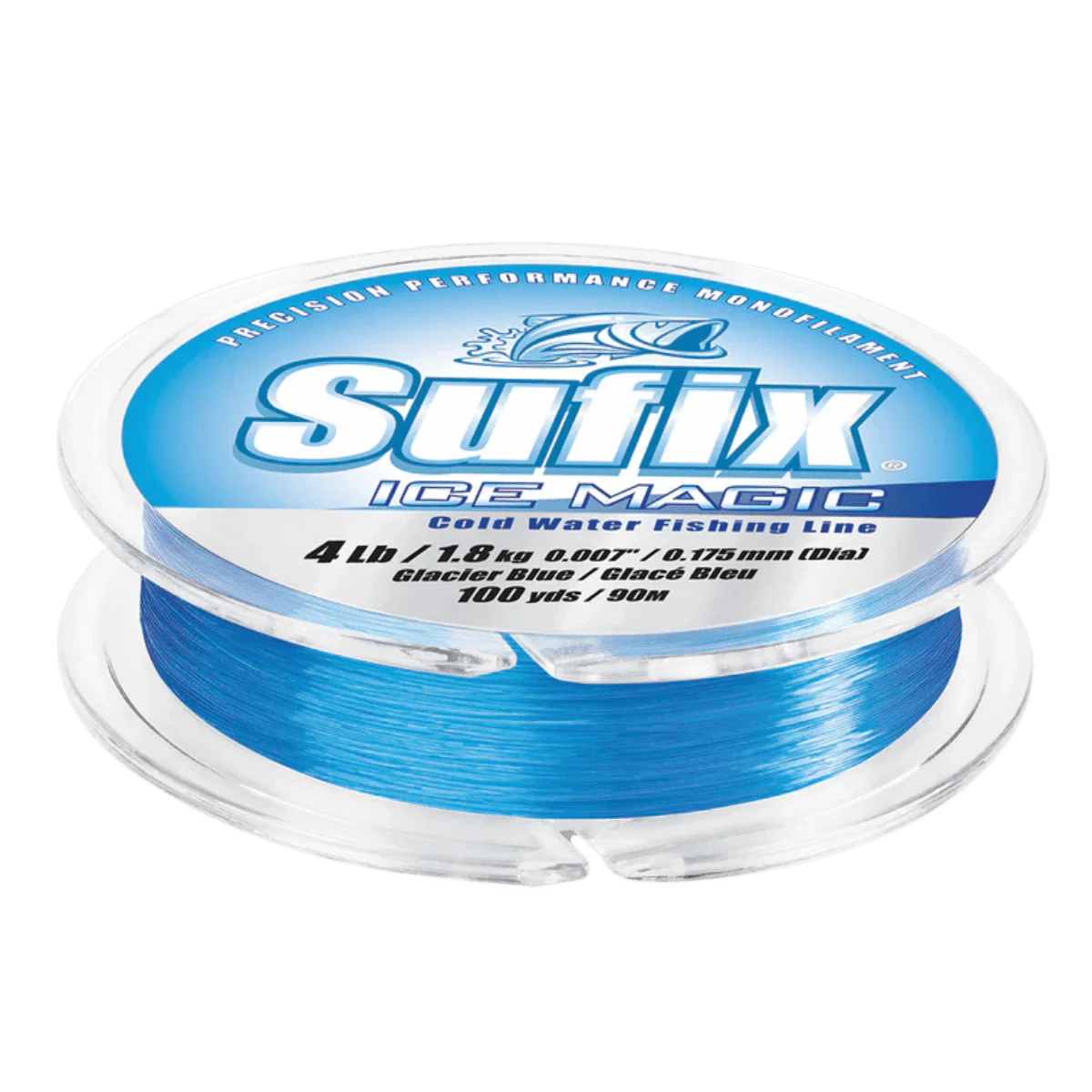 SUFIX ICE MAGIC FISHING LINE 100YDS – GLACIER BLUE - 1 to 8 lbs