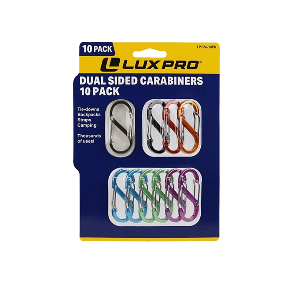 LUX PRO DUAL SIDED CARABINERS 10PK
