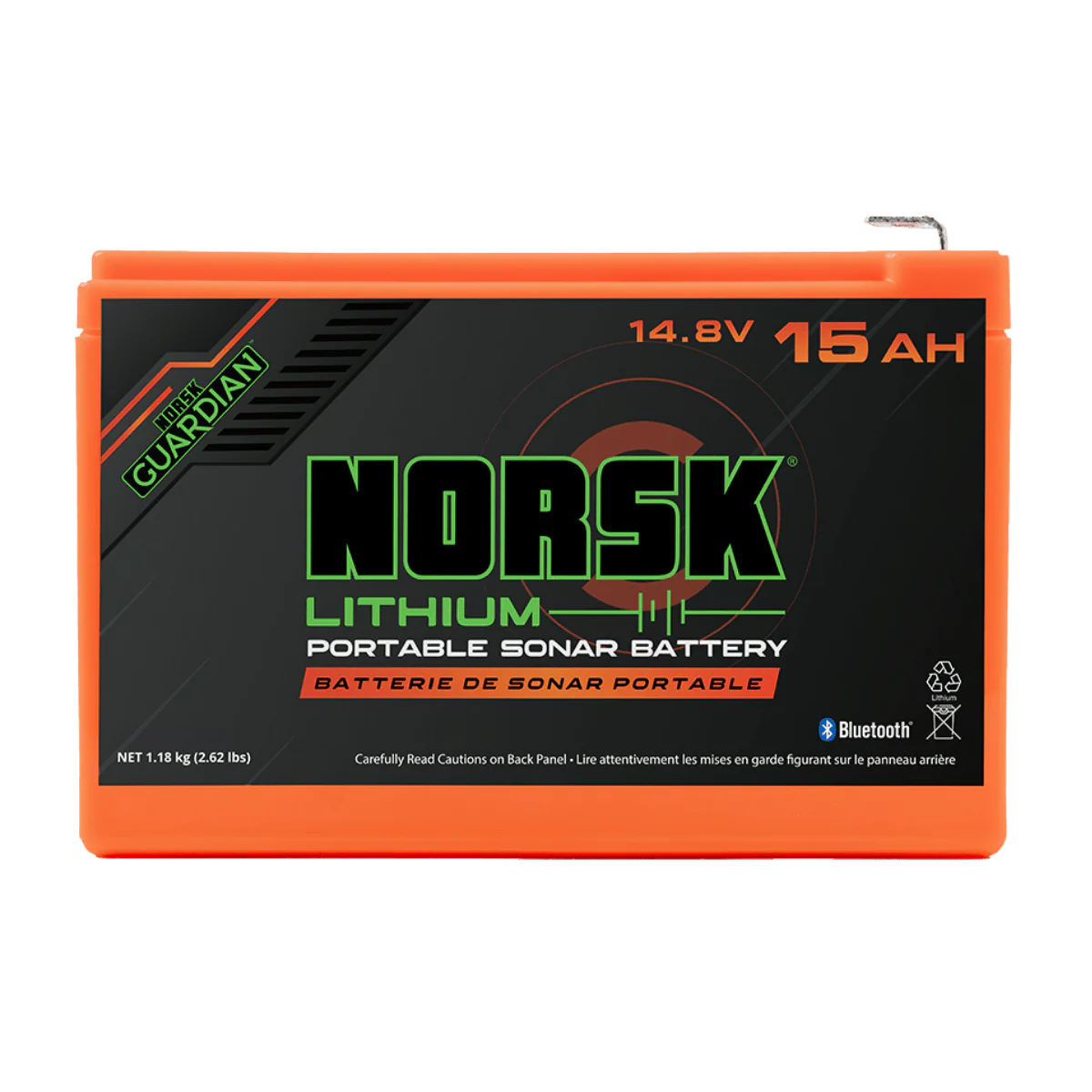 NORSK FISHING 14.8V 15AH LITHIUM-ION BATTERY WITH CHARGER