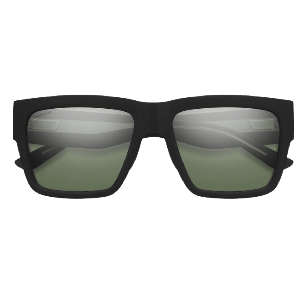 SMITH LINEUP SUNGLASSES - MATTE BLACK/CHROMAPOP GRAY GREEN - Image 2