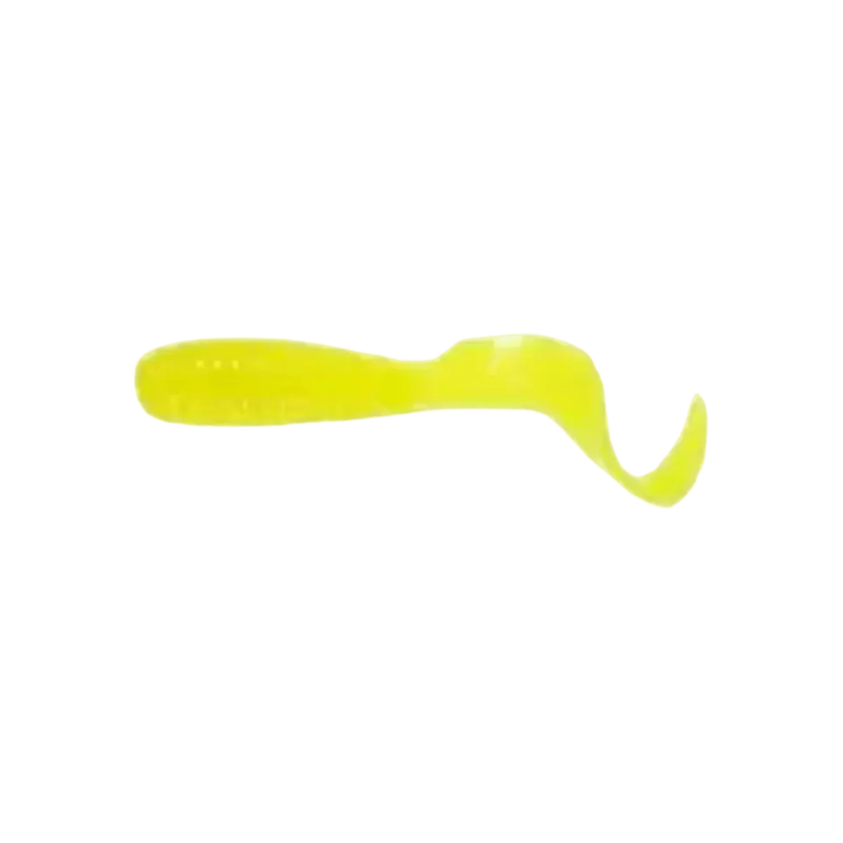 MISTER TWISTER LIL` BIT CURLY TAIL GRUB 20PK 1 IN - YELLOW