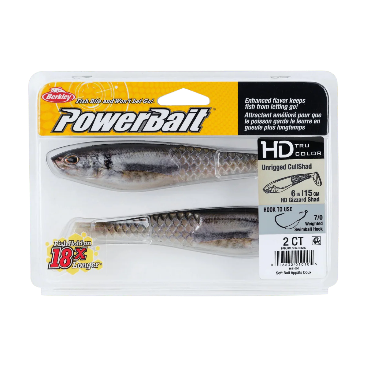 BERKLEY POWERBAIT CULLSHAD 6IN UNRIGGED SWIMBAIT - Image 9