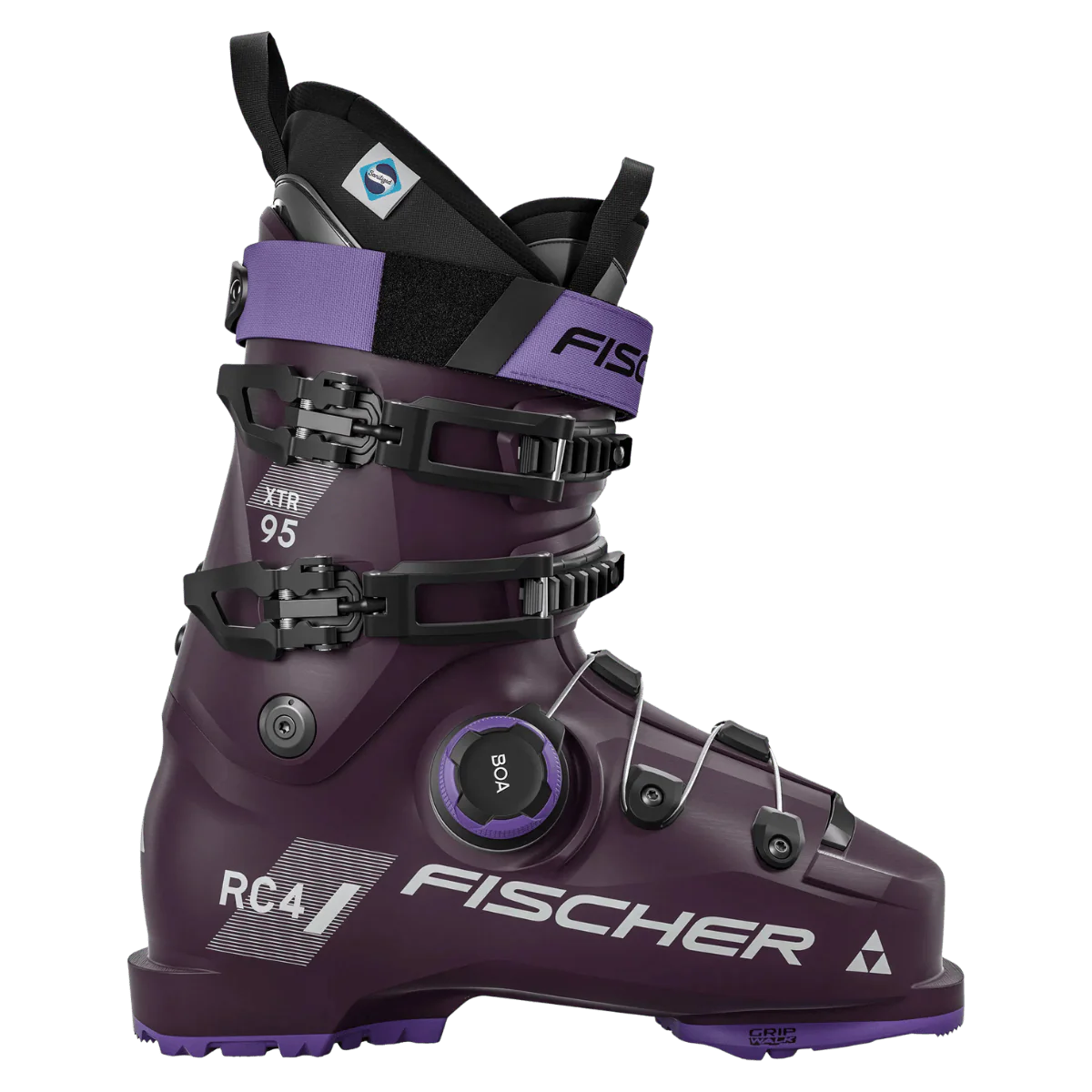 FISCHER SKIS WOMEN'S XTR RC4 95 MV BOOTS - WINEBERRY - Image 2