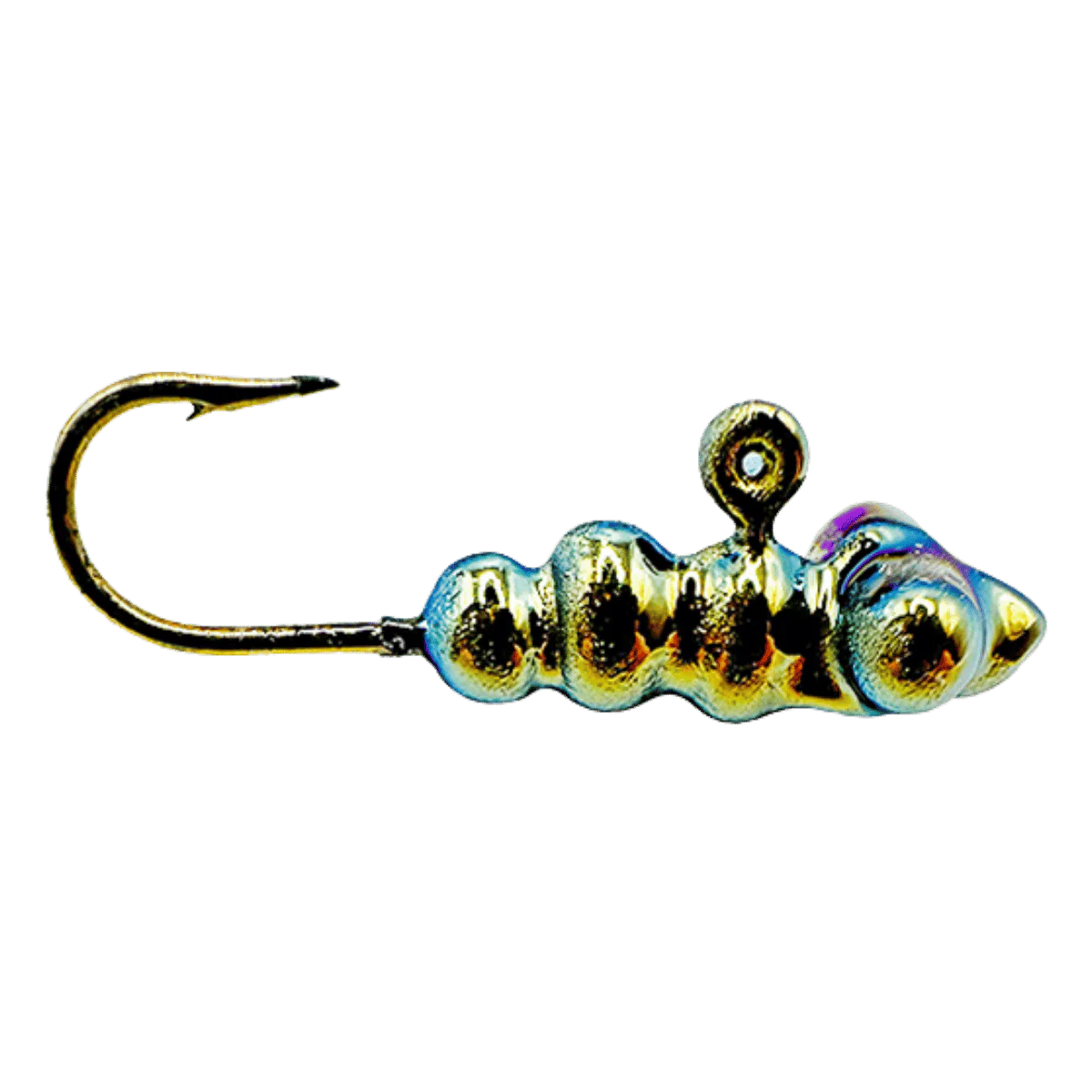 MAD SCIENTIST TACKLE LARVA BUG ICE JIG BLACK SCALES HOOK SIZE #8
