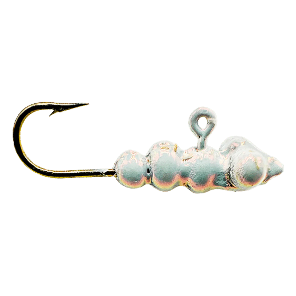 MAD SCIENTIST TACKLE LARVA BUG ICE JIG PEARL SCALES UV IR COATING HOOK SIZE #8 - Image 3