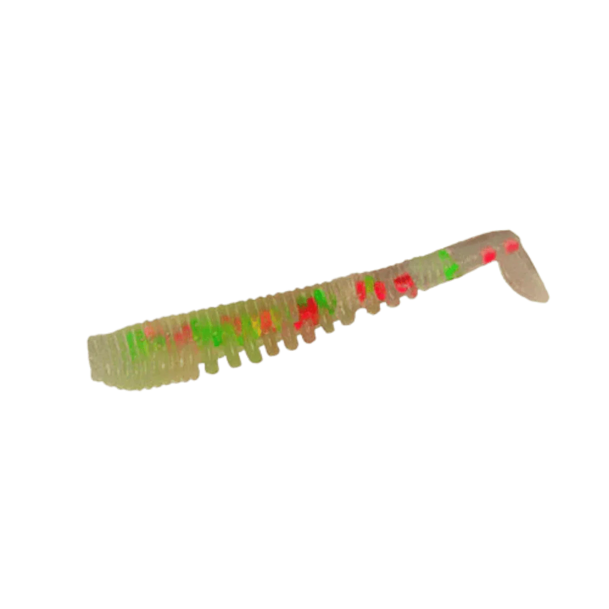 FISHDADDY LUCKY J-SHAD BIOSILICONE GLOW PLASTICS - 16pcs/pk