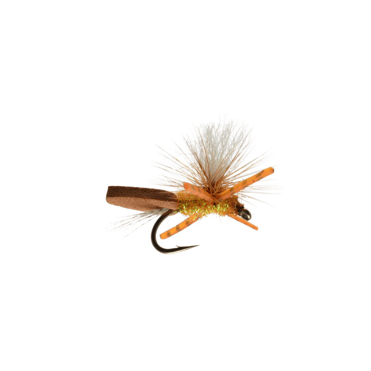RAINY`S MASTER ATTRACTOR FLY - CINNAMON/ORANGE FM #12