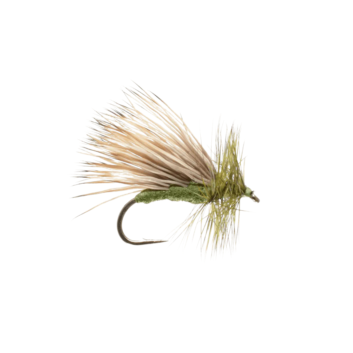 RAINY`S J'S HI-TIE CADDIS FLY - OLIVE #16