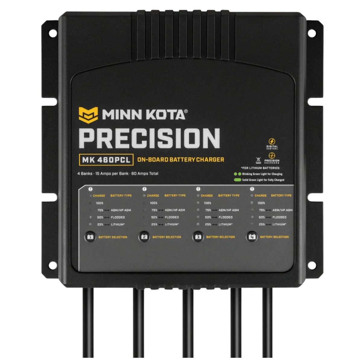 MINNKOTA MK-460 PRECISION PCL 4 BANK 15 AMP