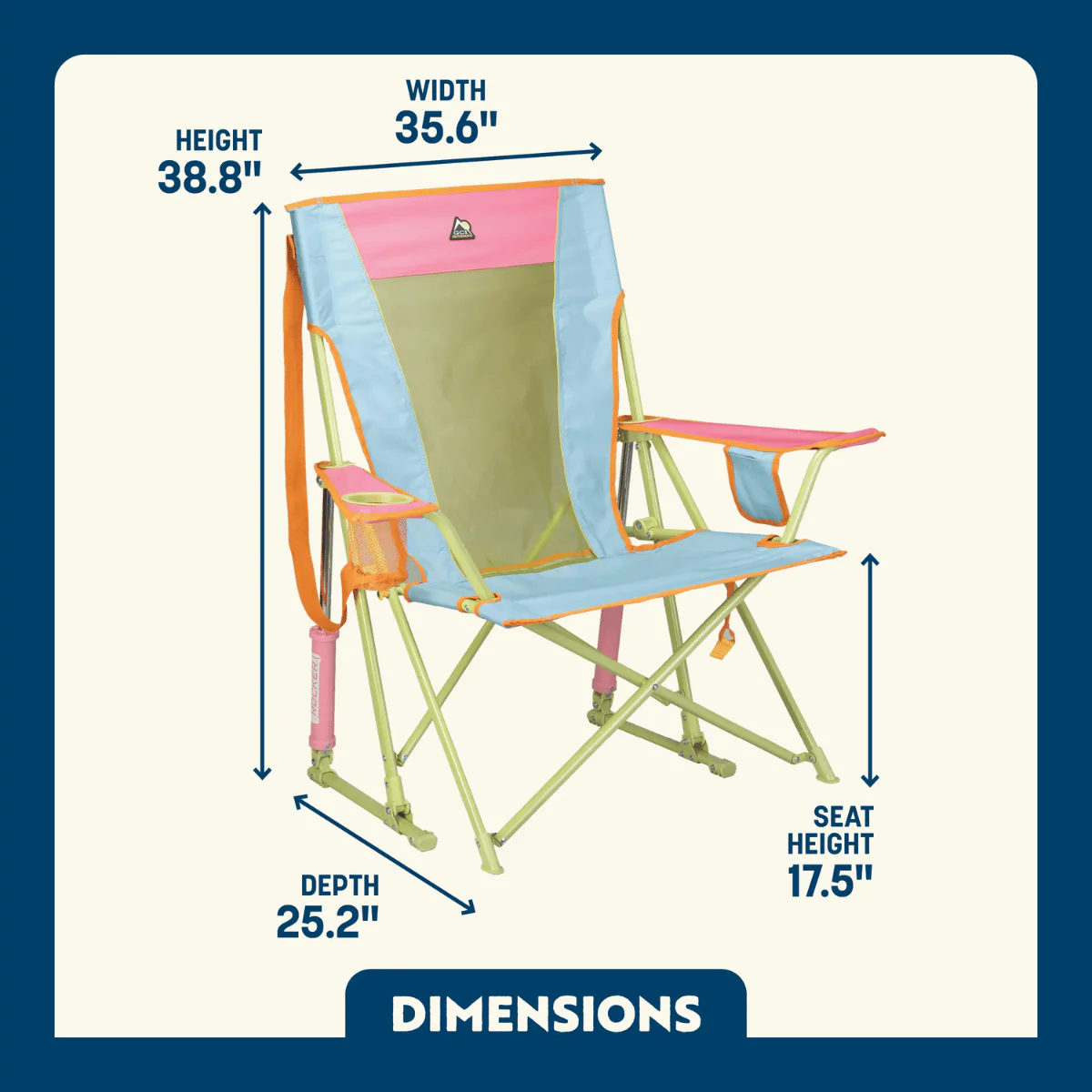 GCI OUTDOOR COMFORT PRO ROCKER - SWEET TEA - Image 6