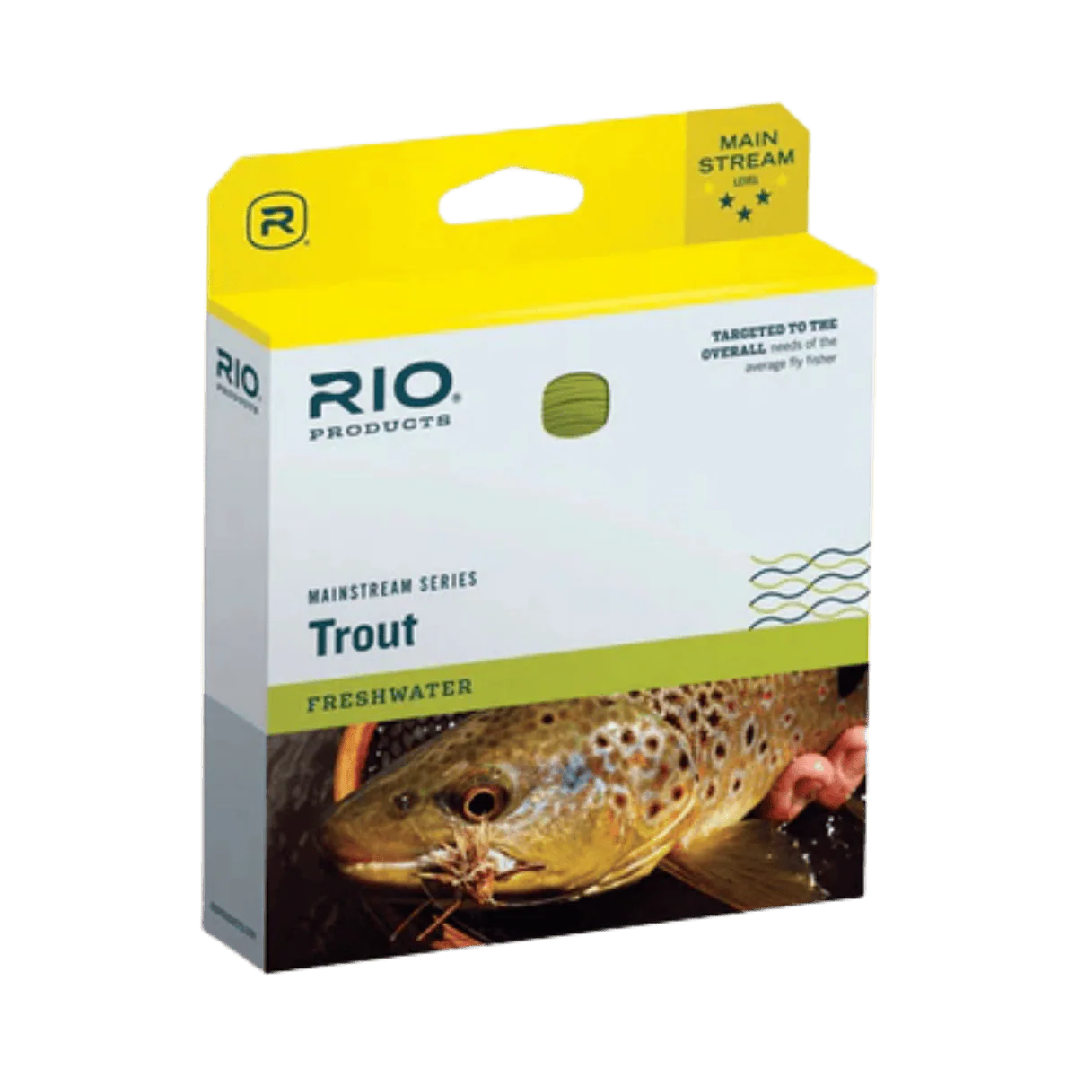 RIO MAINSTREAM TROUT FLY LINE - LEMON GREEN WF6F"
