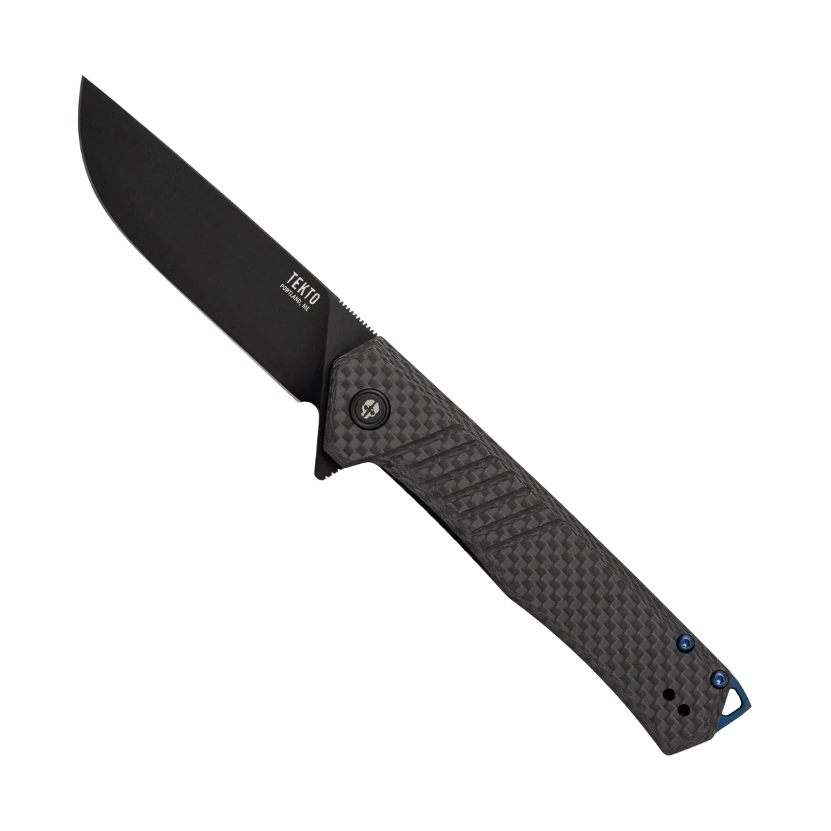 TEKTO KNIVES F1 ALPHA FORGED CARBON D2 FINE FLIPPER