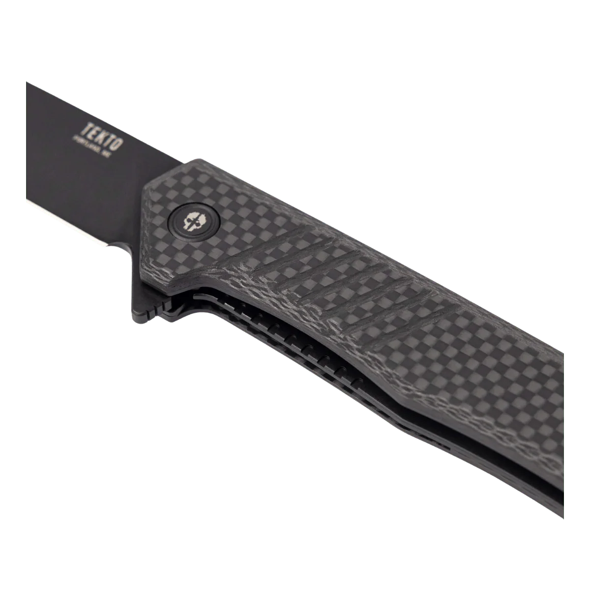 TEKTO KNIVES F1 ALPHA FORGED CARBON D2 FINE FLIPPER - Image 2