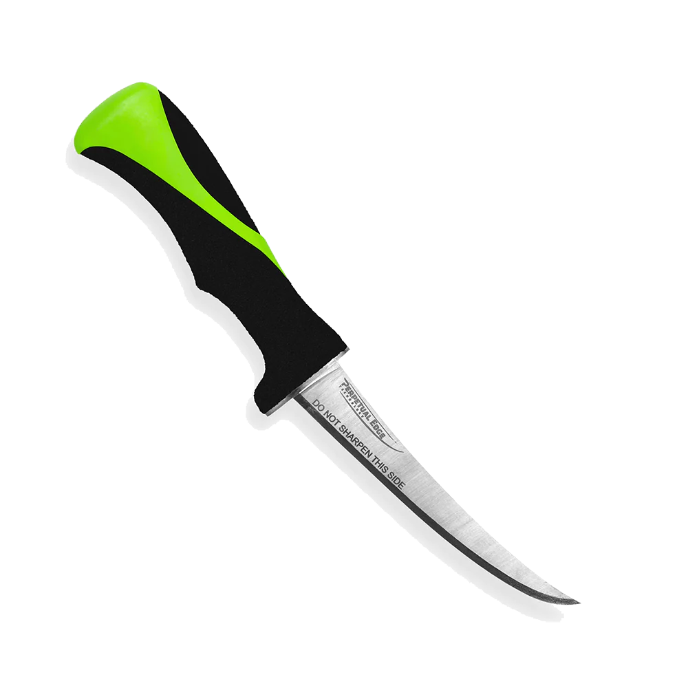 RELENTLESS KNIVES CURVED FILLET KNIFE W/SHEATH 6IN