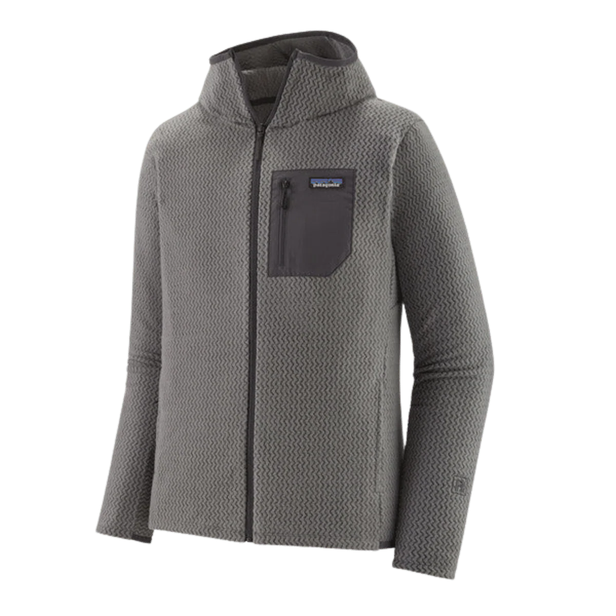 PATAGONIA MEN'S R1 AIR FULL-ZIP HOODY - FOREVER GREY