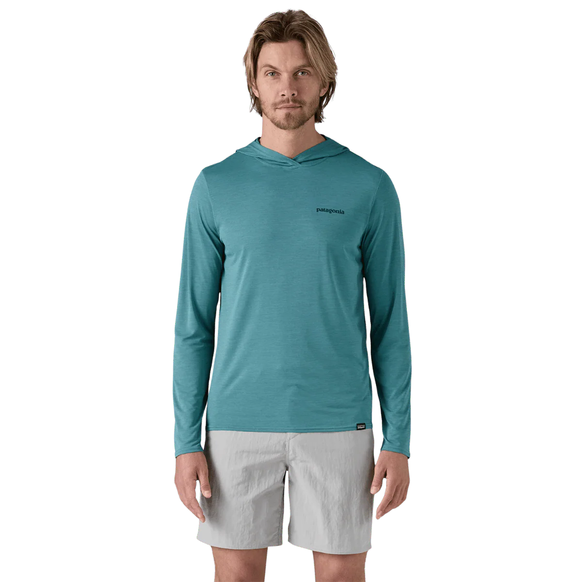 PATAGONIA CAPILENE COOL DAILY GRAPH HOODY - WETLAND BLUE - Image 3