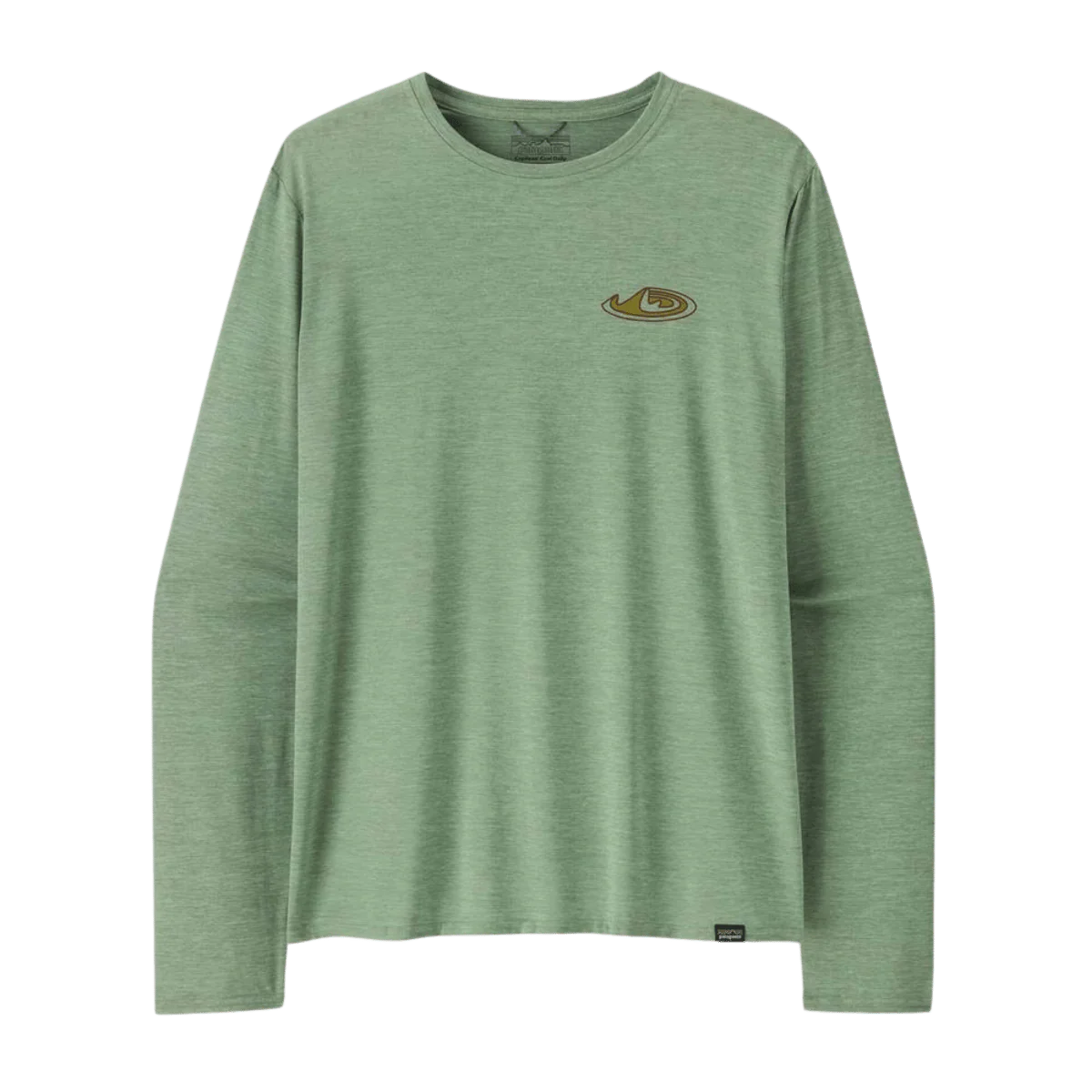 PATAGONIA LONGSLEEVED CAPILENE COOL DAILY SHIRT LAND - MADE OF: ELLWOOD GREEN X-DYE