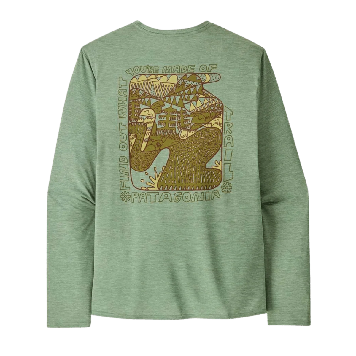 PATAGONIA LONGSLEEVED CAPILENE COOL DAILY SHIRT LAND - MADE OF: ELLWOOD GREEN X-DYE - Image 2