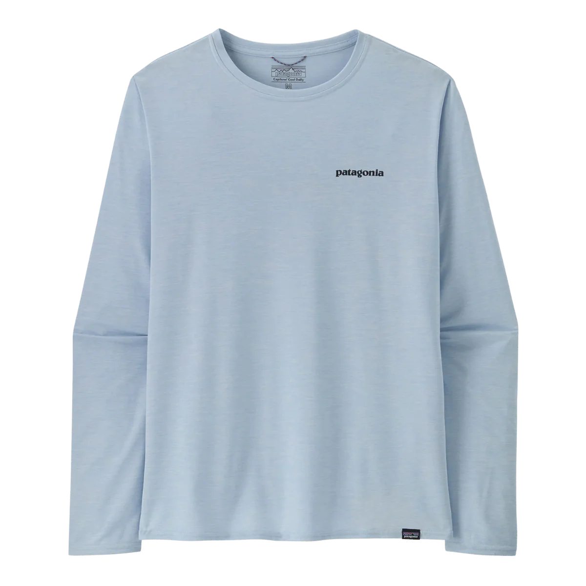 LONGSLEEVE CAPILENE COOL DAILY SHIRT WATER - FITZ ROY TROUT: FLECK BLUE