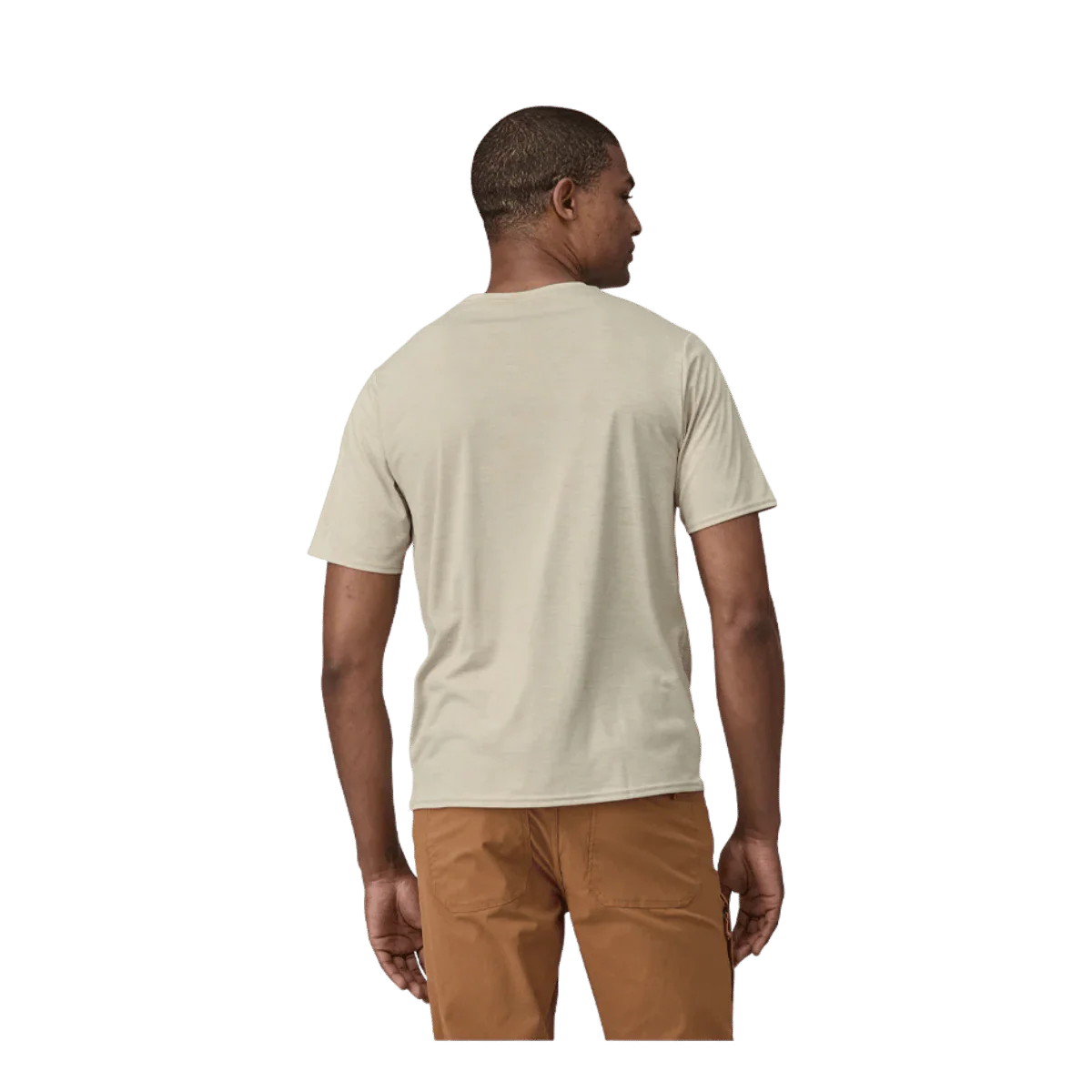 PATAGONIA CAPILENE COOL DAILY SHIRT - PUMICE/DYNO WHITE - Image 3