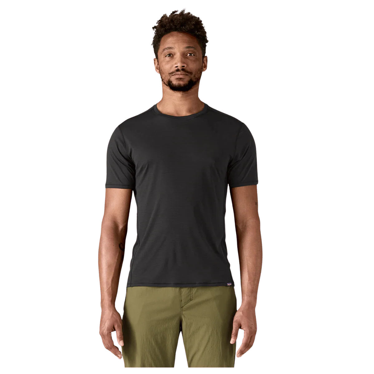 PATAGONIA MEN'S CAPILENE COOL LIGHTWEIGHT SHIRT - BLACK - Image 2