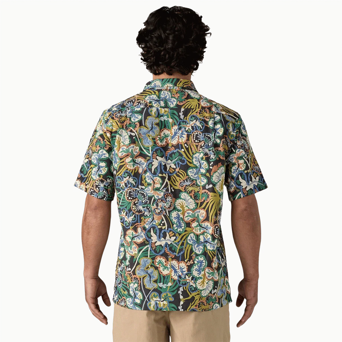 PATAGONIA TIDAL THREADS CAMP SHIRT - UNDERSEA: INK BLACK - Image 3