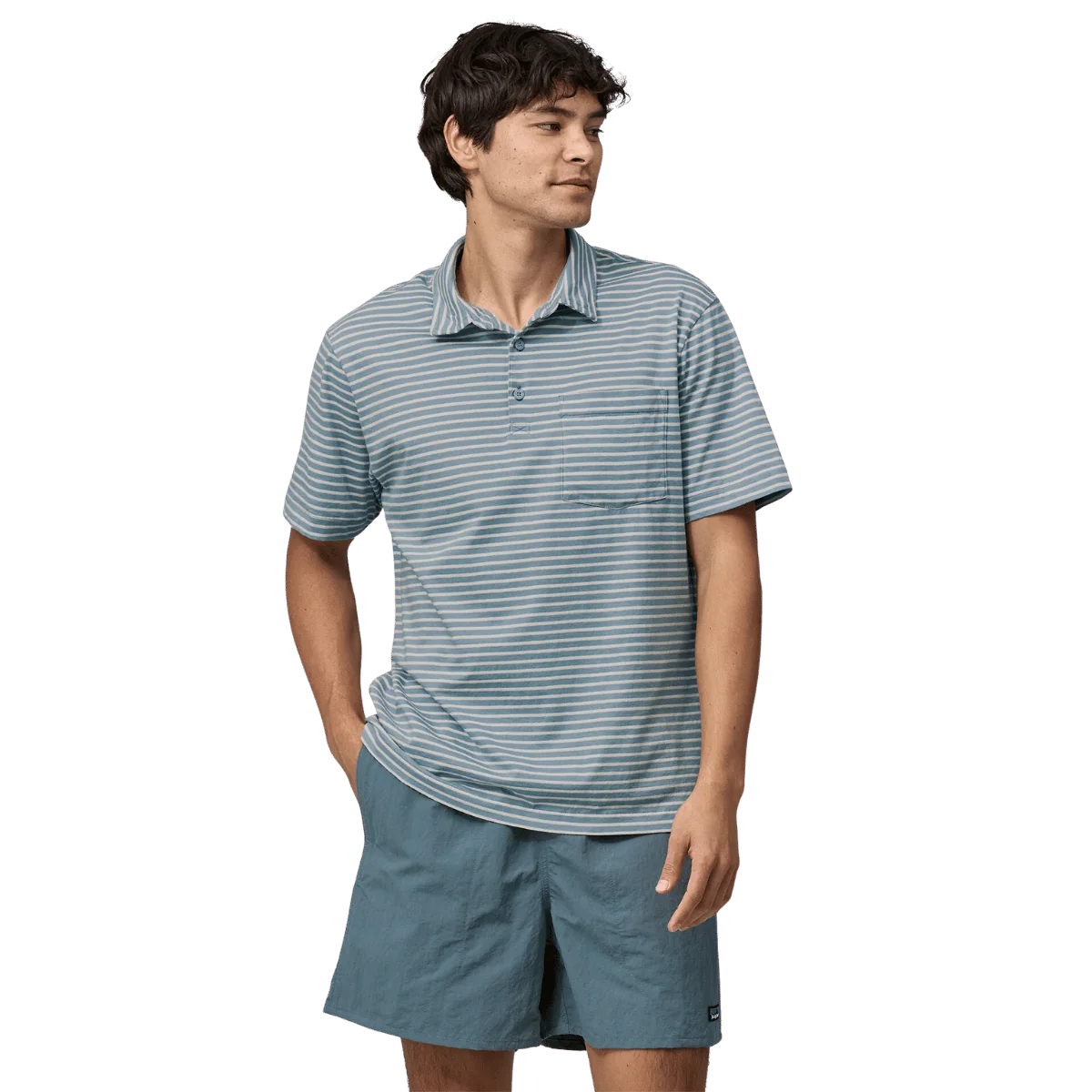 PATAGONIA DAILY POLO - HIGHLIGHT: LIGHT PLUME GREY - Image 2