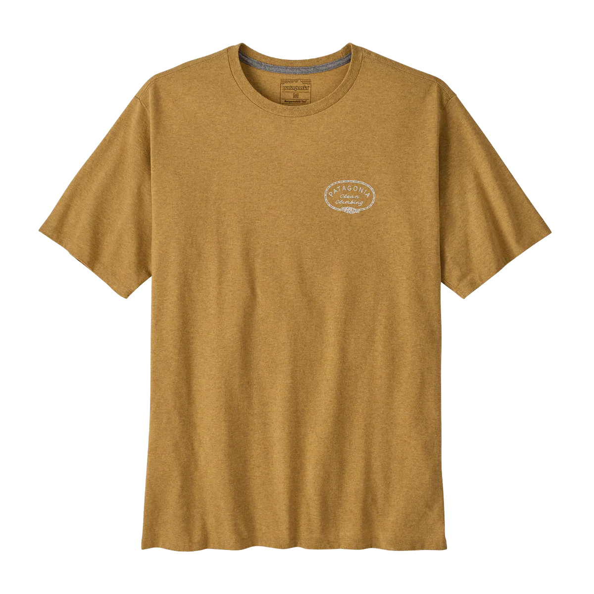 PATAGONIA CLEAN CLIMB RESPONSIBILI-TEE - PUFFERFISH GOLD