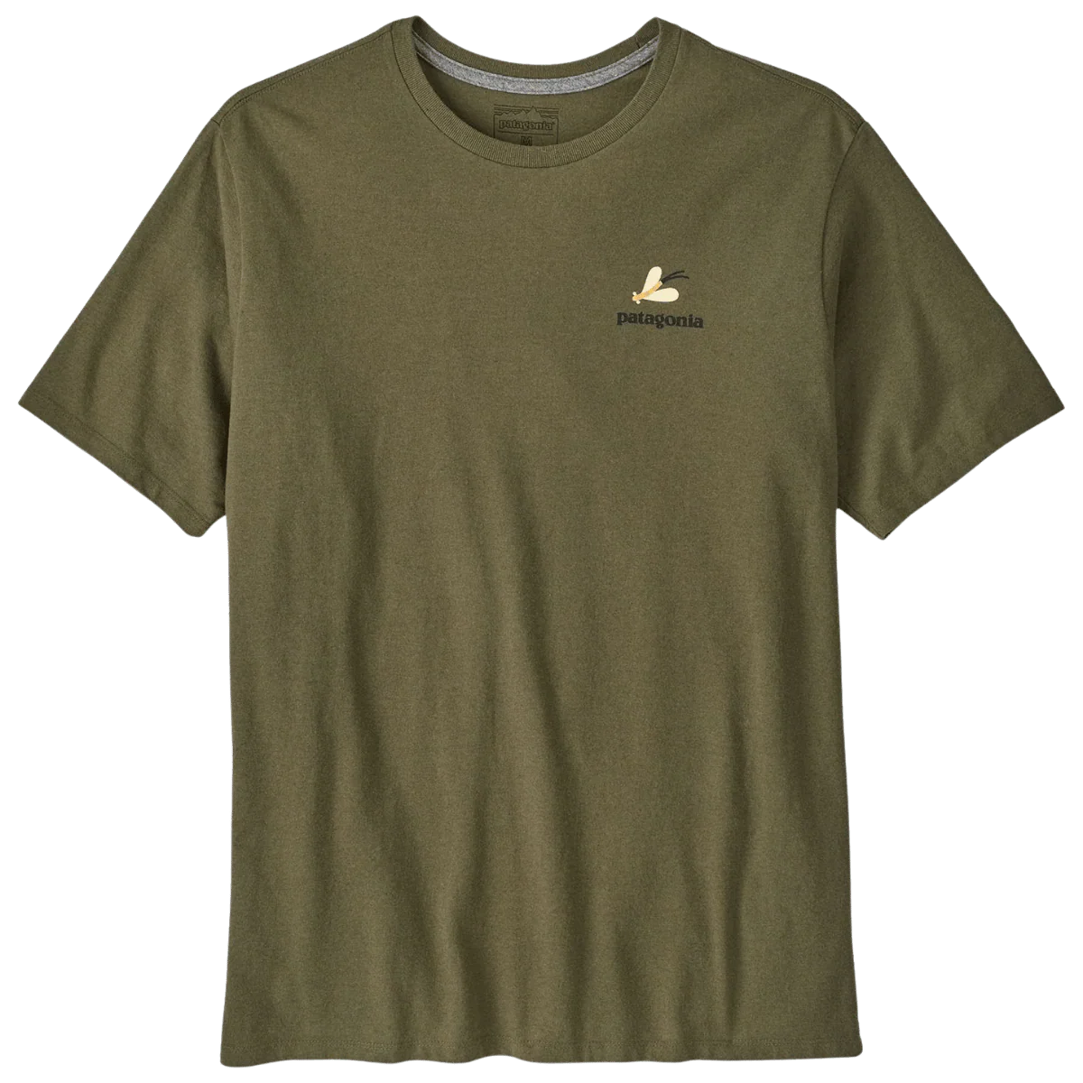 PATAGONIA TAKE A STAND RESPONSIBILI-TEE - PINE STREAM: TENT GREEN