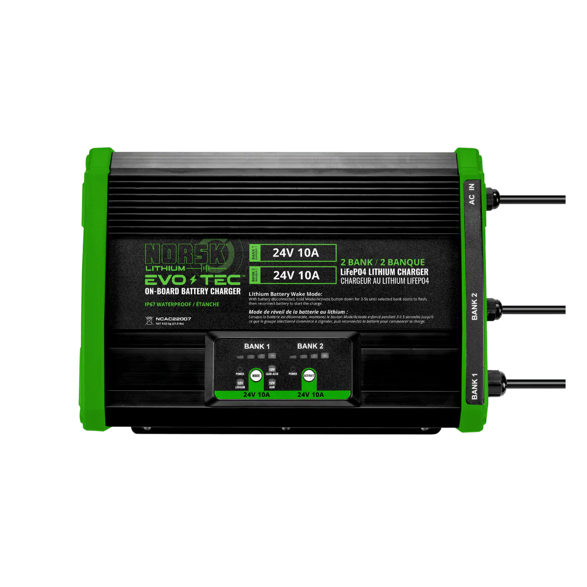 NORSK FISHING 24/24V 2B BATTERY CHARGER