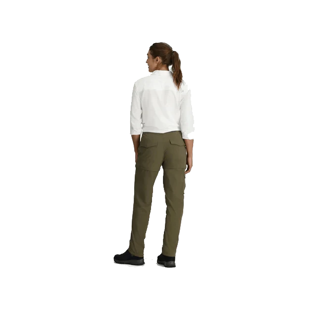 ROYAL ROBBINS WOMEN'S WILDER ZIP-OFF PANT - LT KHAKI - Image 3