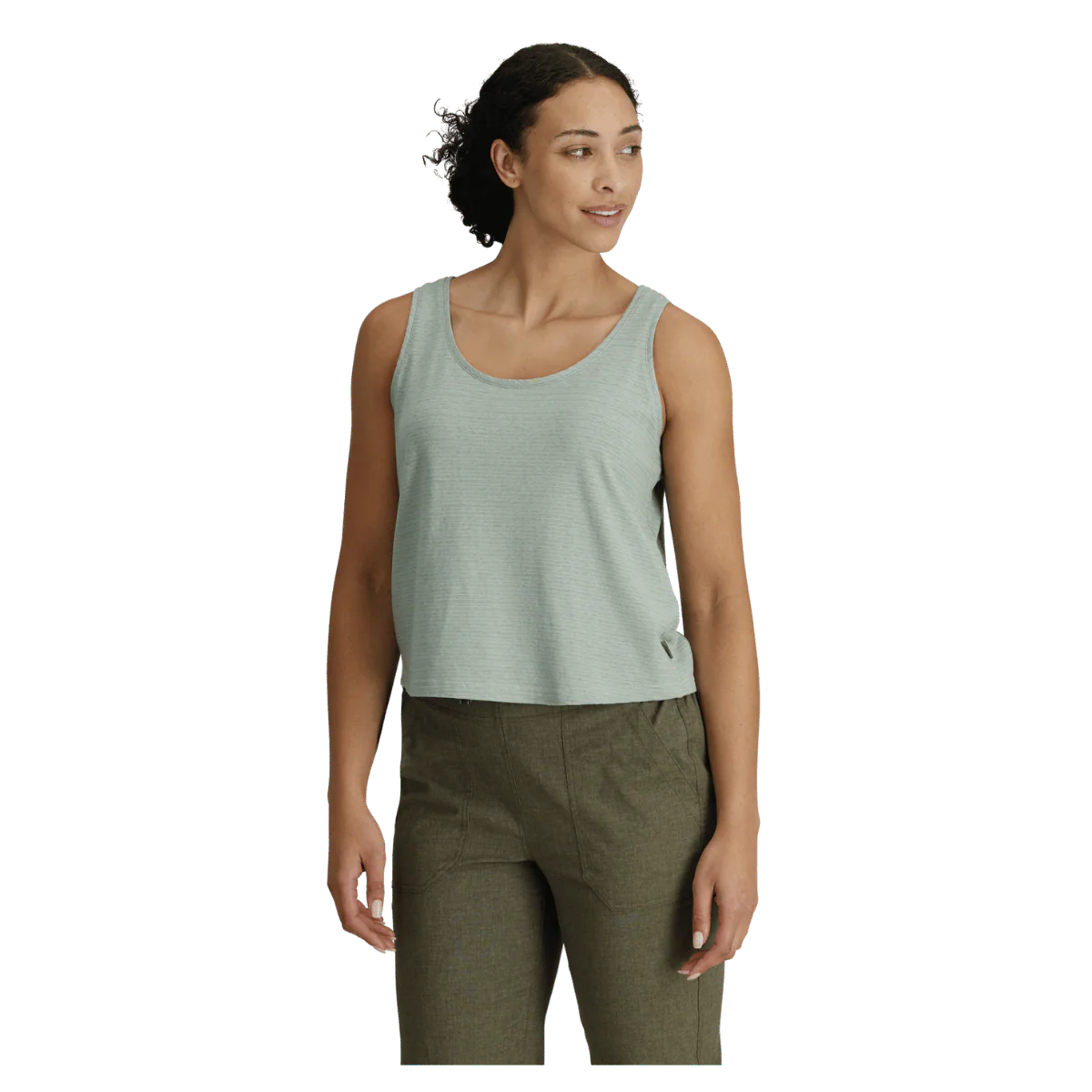 ROYAL ROBBINS WOMEN VACATIONER BOXY TANK SAGE LEAF STR - Image 2