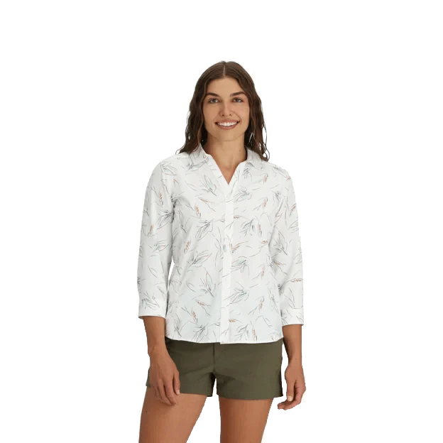 ROYAL ROBBINS WOMEN'S EXPEDITION PRO 3/4 SLEEVE - WILD RHUBARB - Image 3