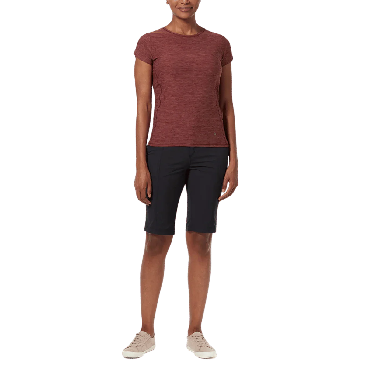 ROYAL ROBBINS WOMEN'S DISCOVERY III BERMUDA 12" - JET BLACK - Image 3