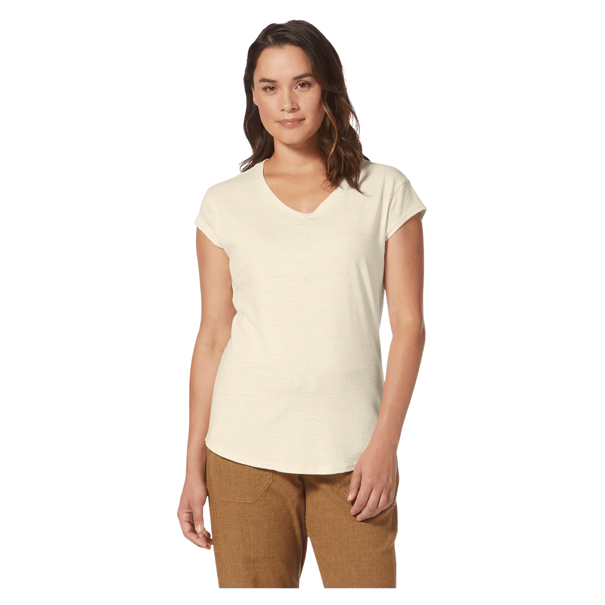 ROYAL ROBBINS WOMEN SHORT SLEEVES VACATIONER V-NECK UNDYED - Image 2